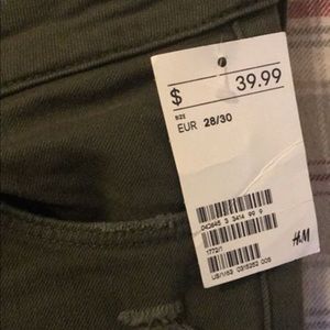 Green HM jeans